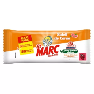Lingettes Désinfectantes Soleil De Corse (80 Lingettes) - ST MARC