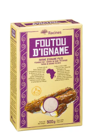Foutou D'Igname 20 X 500 G - RACINES
