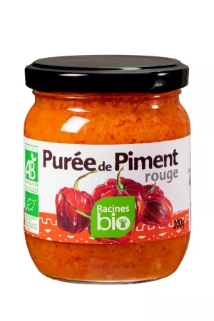 Purée De Piment Rouge (12 X 200 G) - Racines Bio