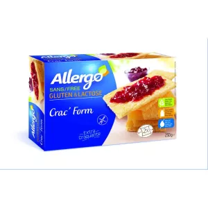 Biscottes sans gluten & lactose 250g - GERBLÉ