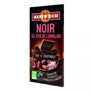 Chocolat Noir Au Sel Rose De L'himalaya - ALTER ECO