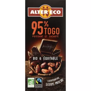 Chokoleti ya Giza 95% Togo - ALTER ECO