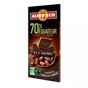 Chocolat Noir 70% Équateur - ALTER ECO