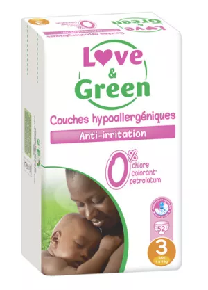 X52 Couche Jumbo T3 Love Green