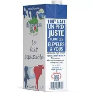 Lait Demi-Ecreme Stérilisé UHT 1L - FAIREFRANCE