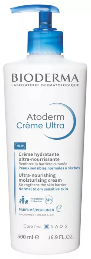 Atoderm Crème Ultra Crema Hidratante Ultra Nutritiva 500 ml sin perfume - Bioderma