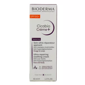 Cicabio Crème+ SPF50+ 40ml - BIODERMA