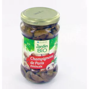 Champignons de Paris émincés BIO 280g - JARDIN BIO