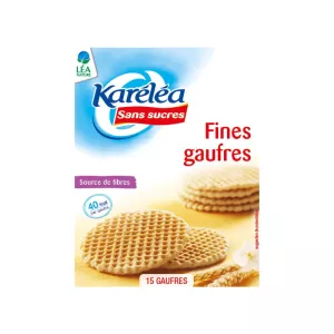 Gaufres Gaufres Sans Sucres 140g - Karelea