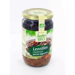 Lentilles aux légumes BIO 660g - JARDIN BIO