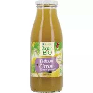 Boisson détox citron BIO 50cl - JARDIN BIO
