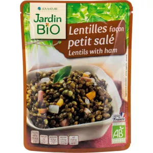 Lentilles Façon Petit Salé Bio 250g - JARDIN BIO