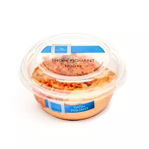 Thon à Tartiner, Piquant 120g - Delicemer