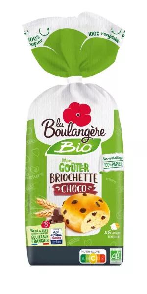 6 Briochette Bio Choco Noir 24