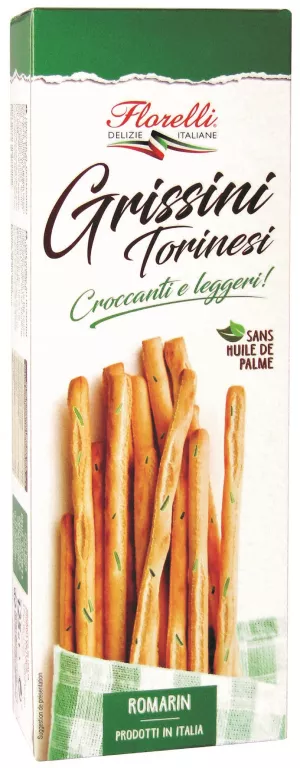 Gressins tortinesi au romarin 125g - FLORELLI