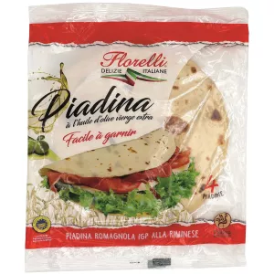 Tortilla piadina à l'huile d'olive vierge 480g - FLORELLI