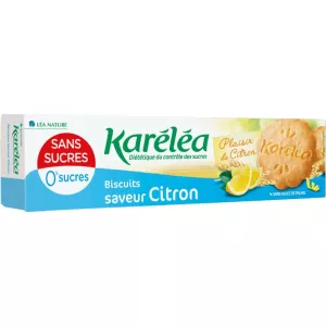 Biscuits saveur Citron Sans Sucres 132g - KARELÉA