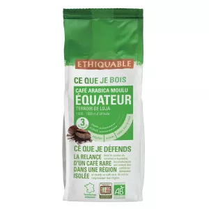 Café Moulu Pur Arabica Equateur Bio 250g - Ethiquable