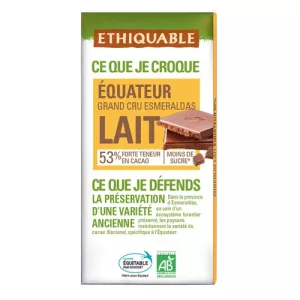 Fairtrade melkchocolade - ETHIQUABLE