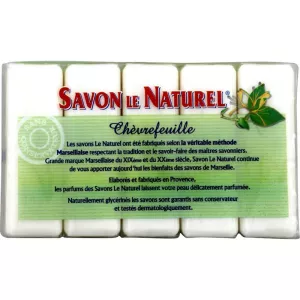 Savon naturel au chèvrefeuille 5x100g - SAVON LE NATUREL