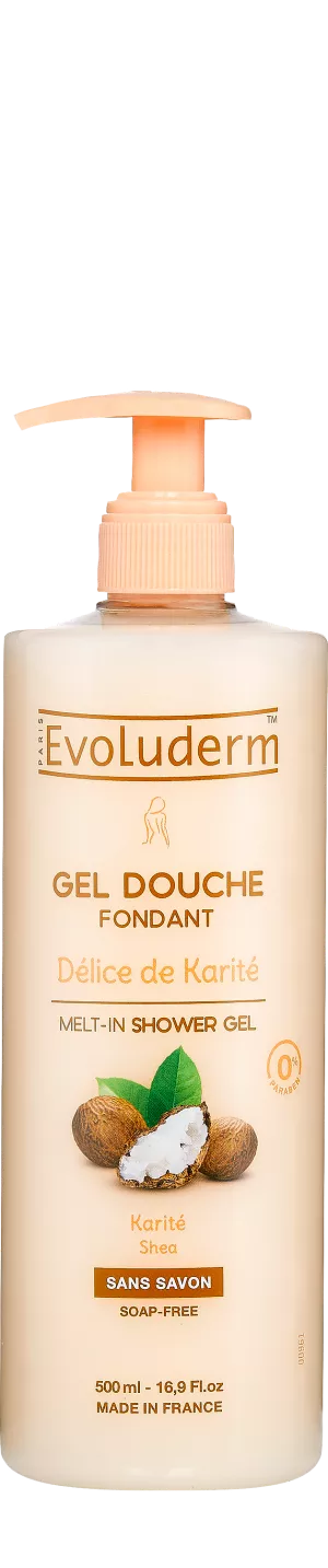 Gel Douche Delice Karite 500ml - EVOLUDERM