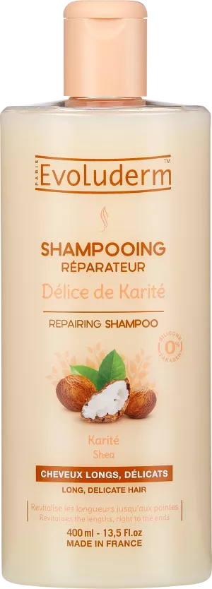 Shampoing Réparateur Délice De Karité 400ml - Evoluderm