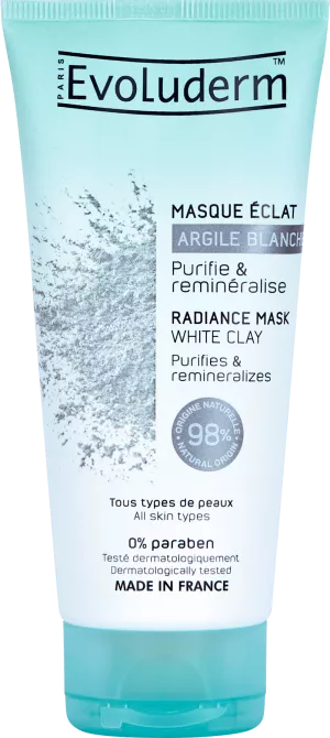 Masque Éclat à L'argile Blanche 100ml - Evoluderm