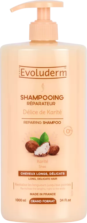 Shampooing Reparateur Delice De Karite 1l - EVOLUDERM