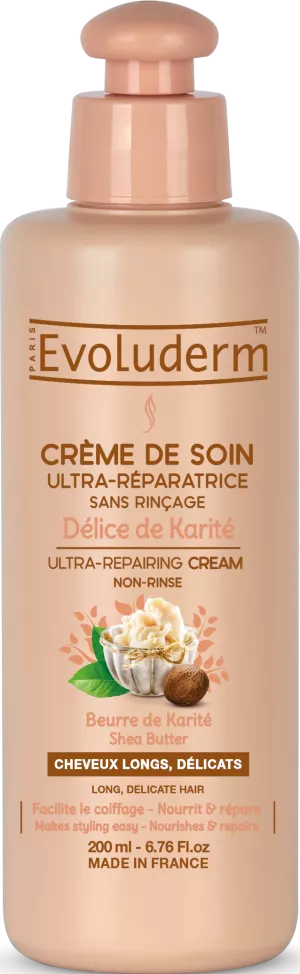 Crème De Soin Ultra-réparatrice Délice De Karité 200ml - Evoluderm