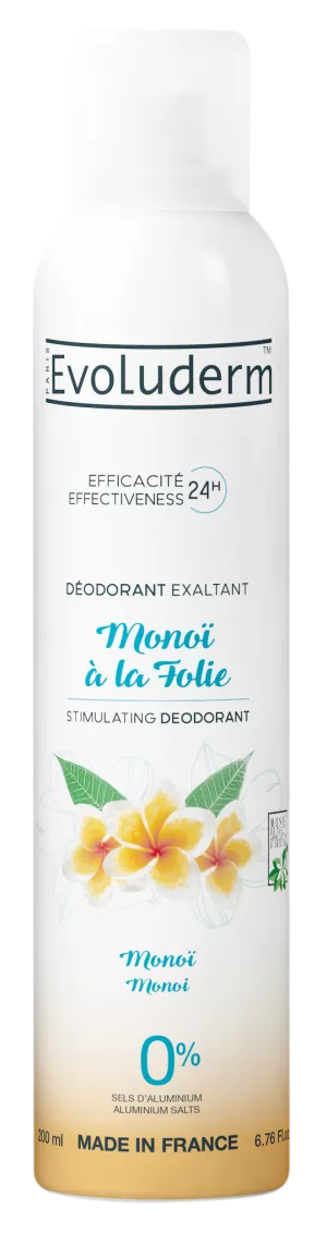 Déodorant Exaltant Monoï à La Folie 200ml - Evoluderm
