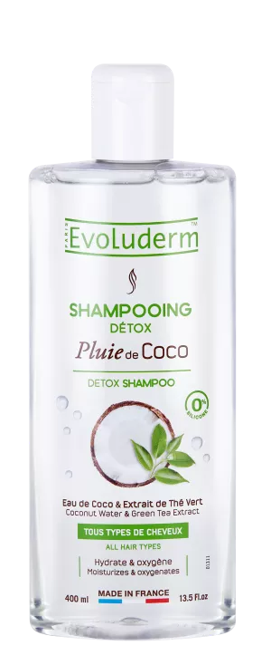 Kokos Regen Detox Shampoo 400ml - Evoluderm