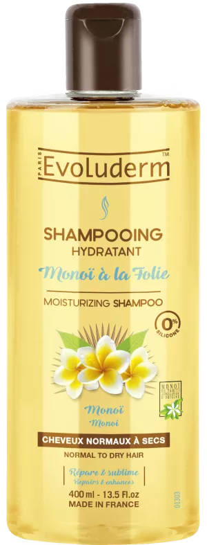 Shampoing Hydratant Monoï à La Folie 400ml - Evoluderm
