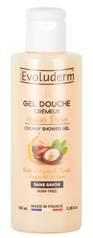Gel Douche Argan Divin 100ml - EVOLUDERM