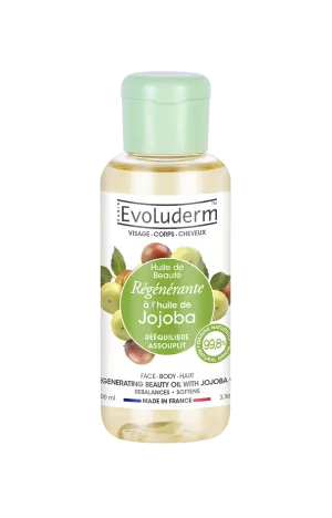 Huile De Beauté Régénérante à L’huile De Jojoba 100ml - Evoluderm