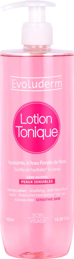 Lotion Tonique Apaisante Peaux Sensibles 500ml - Evoluderm