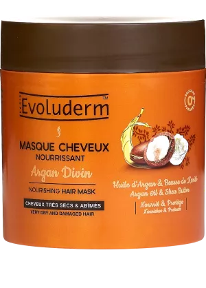 Mask ya nywele ya Divine Argan 500ml - Evoluderm