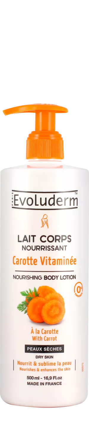 Lait Corps Nourrissant Carotte Vitaminée 500ml - Evoluderm
