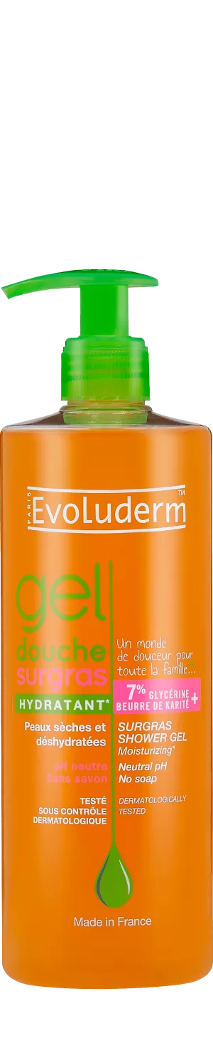 Hydrating 500ml Surgras Shower Gel - Evoluderm