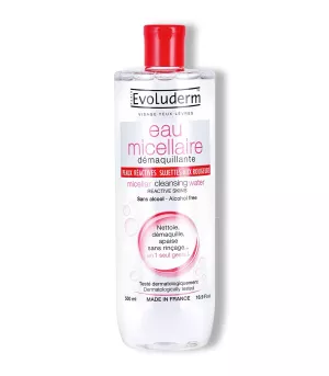 Wiki ya Maji ya Maji ya Micellar. Fursa za uwekundu 500ml - Evoluderm