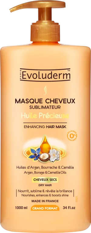 Masque Cheveux Sublimateur Huile Précieuse 1l - Evoluderm