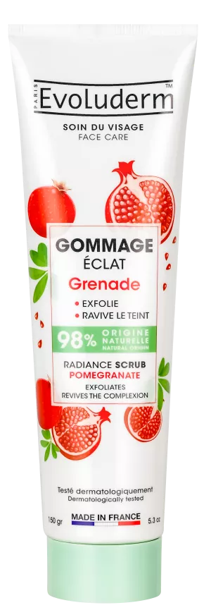 Gommage Éclat Grenade 150ml - Evoluderm