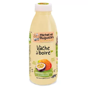 Yaourt à boire mangue & fruits de la passion 500ml - MICHEL ET AUGUSTIN