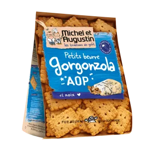 Petits Beurre Roquefort et graines de pavot bleu 100g - MICHEL ET AUGUSTIN