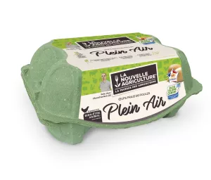 Œufs frais de poules plein air X6 - LA NOUVELLE AGRICULTURE