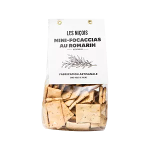 Mini-Focaccias na Rosemary, 200g - Les Niçois