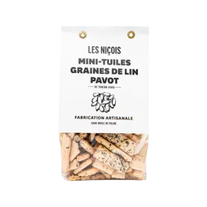Mini-tuiles ya spika za kitani, 200g - Les Niçois