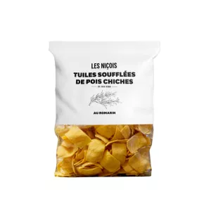 Tuiles Soufflées De Pois Chiches Au Romarin 100g - Les Niçois