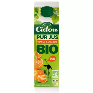Pur jus d'orange/ clémentine BIO 1L - CIDOU