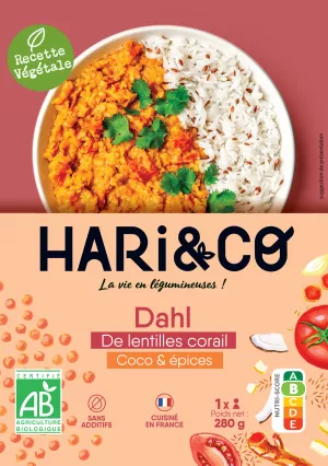 Dahl De Lentilles Corail, Coco & Épices - HARI&CO