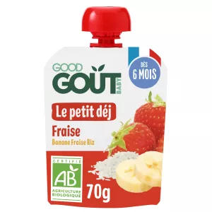 Petit Déj Fraise 70g - GOOD GOUT